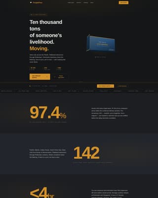 Freightflow - Powerful Shipping Landing Page Template