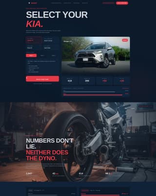 Boost - Precision Kia Landing Page Template