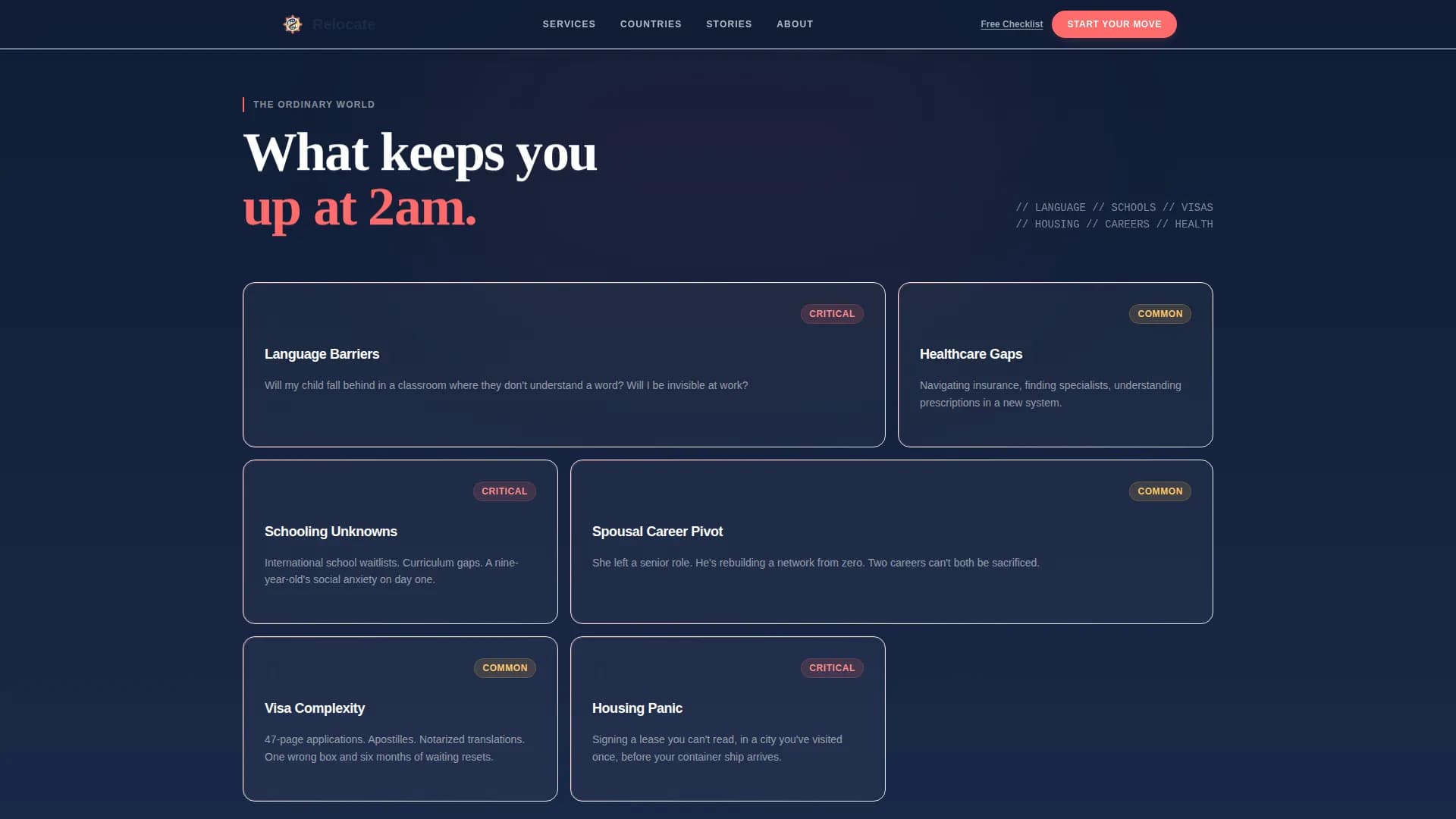 Confident - Expatriate Solutions Landing page Template