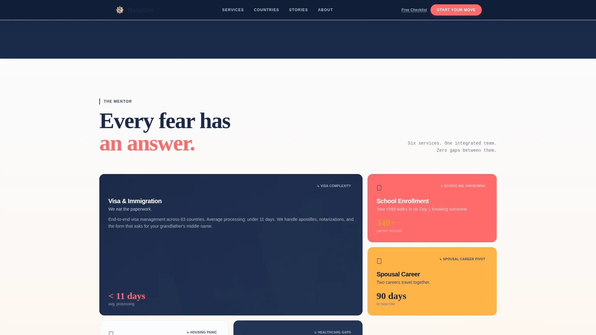 Confident - Expatriate Solutions Landing page Template