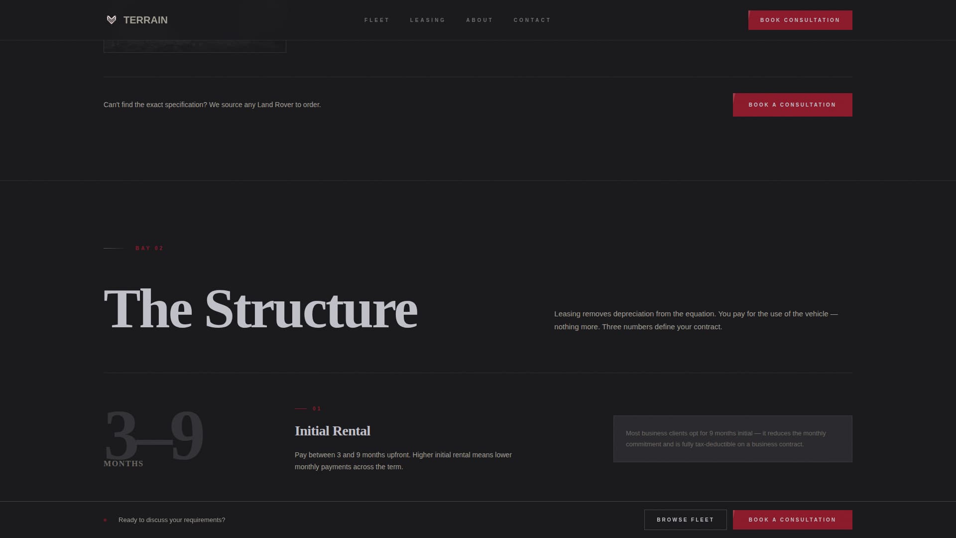 Terrain - Raw Automotive Landing Page Template