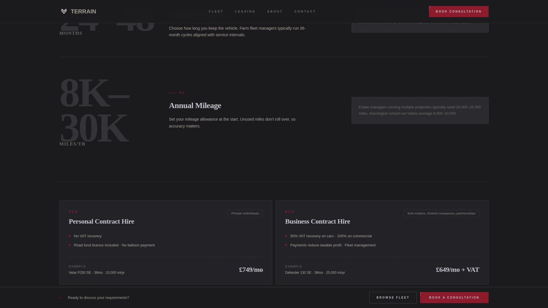 Terrain - Raw Automotive Landing Page Template
