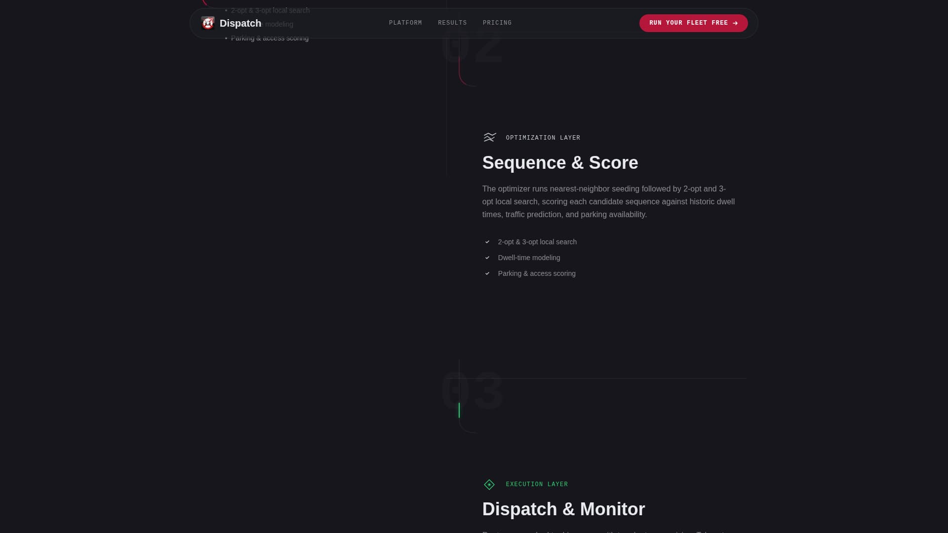Dispatch - Intelligent Delivery Landing Page Template