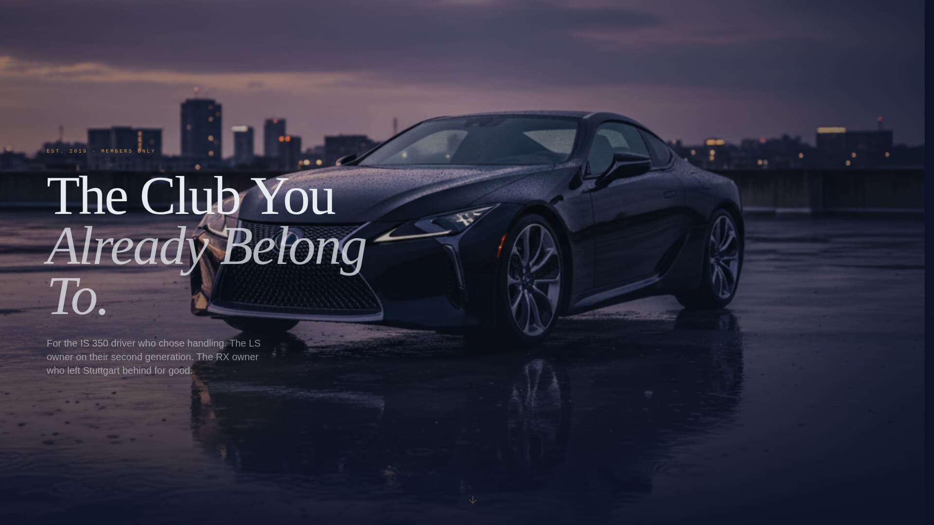 Marque - Immersive Automotive Landing Page Template