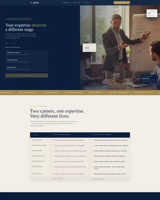 Authority - Training Services Landing page Template