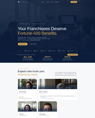 Depth - Benefits Consulting Landing page Template