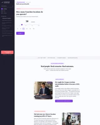 Operations - Payroll Services Landing page Template