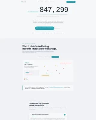 Recruit - Scalable Franchise Landing Page Template