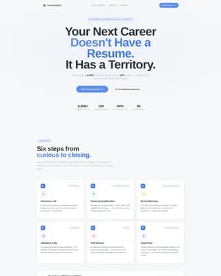 Franchisefit - Precision Recruiting Landing Page Template