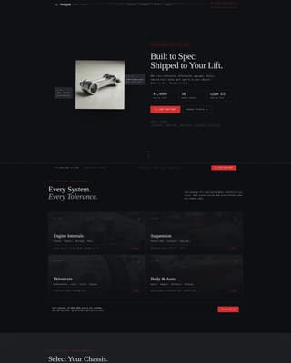 Torque - Precision Mazda Landing Page Template