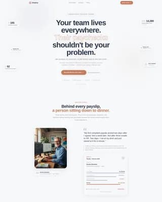 Family - Payroll Services Landing page Template