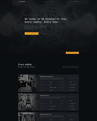 Dispatch - Reliable Medicaltransport Landing Page Template