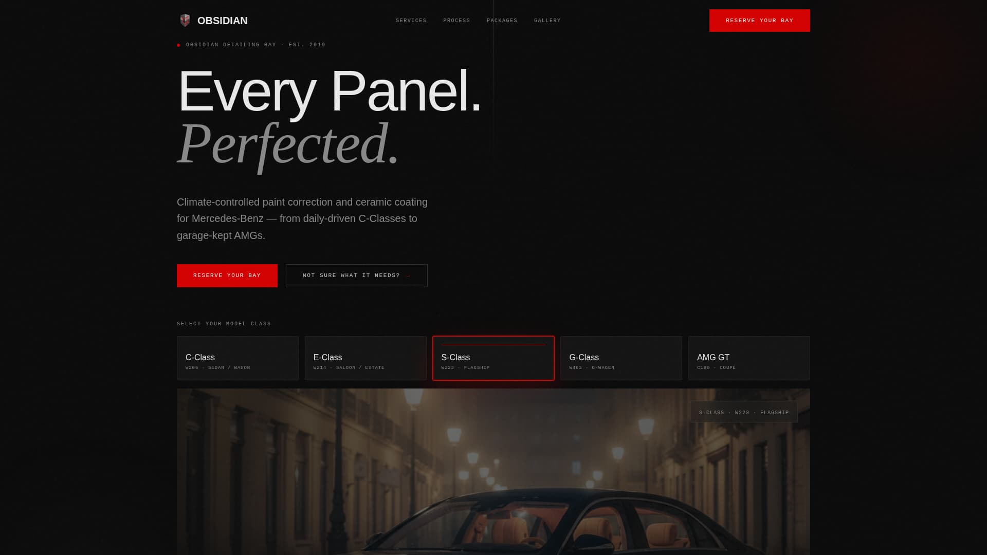 Car Dealership Booking Website Template