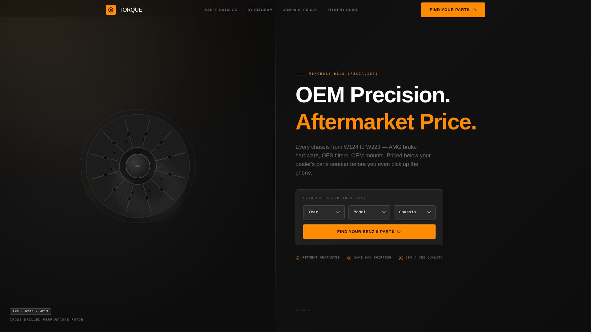 Torque - Precision Mercedesbenz Landing Page Template