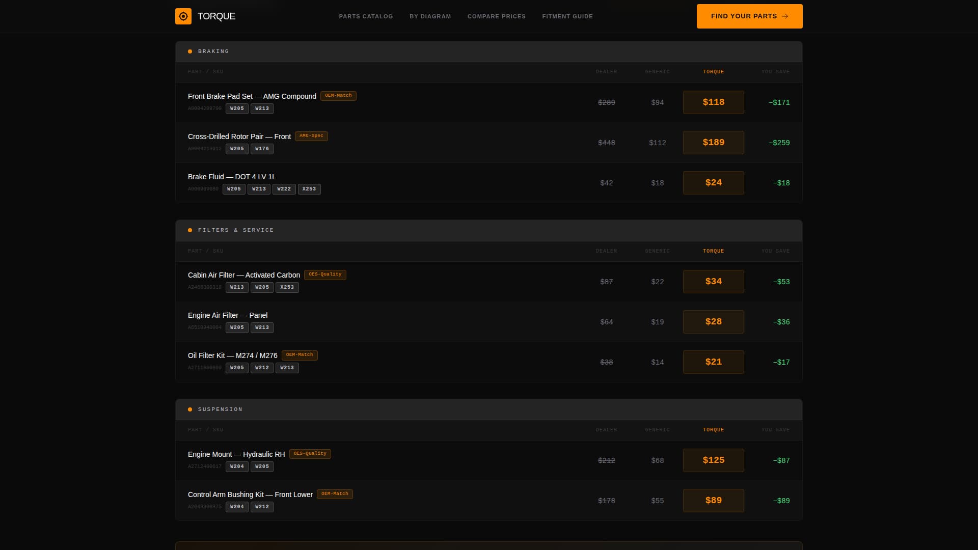 Torque - Precision Mercedesbenz Landing Page Template
