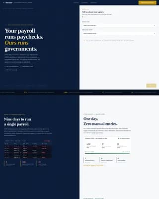 Mandate - Payroll Provider Landing page Template