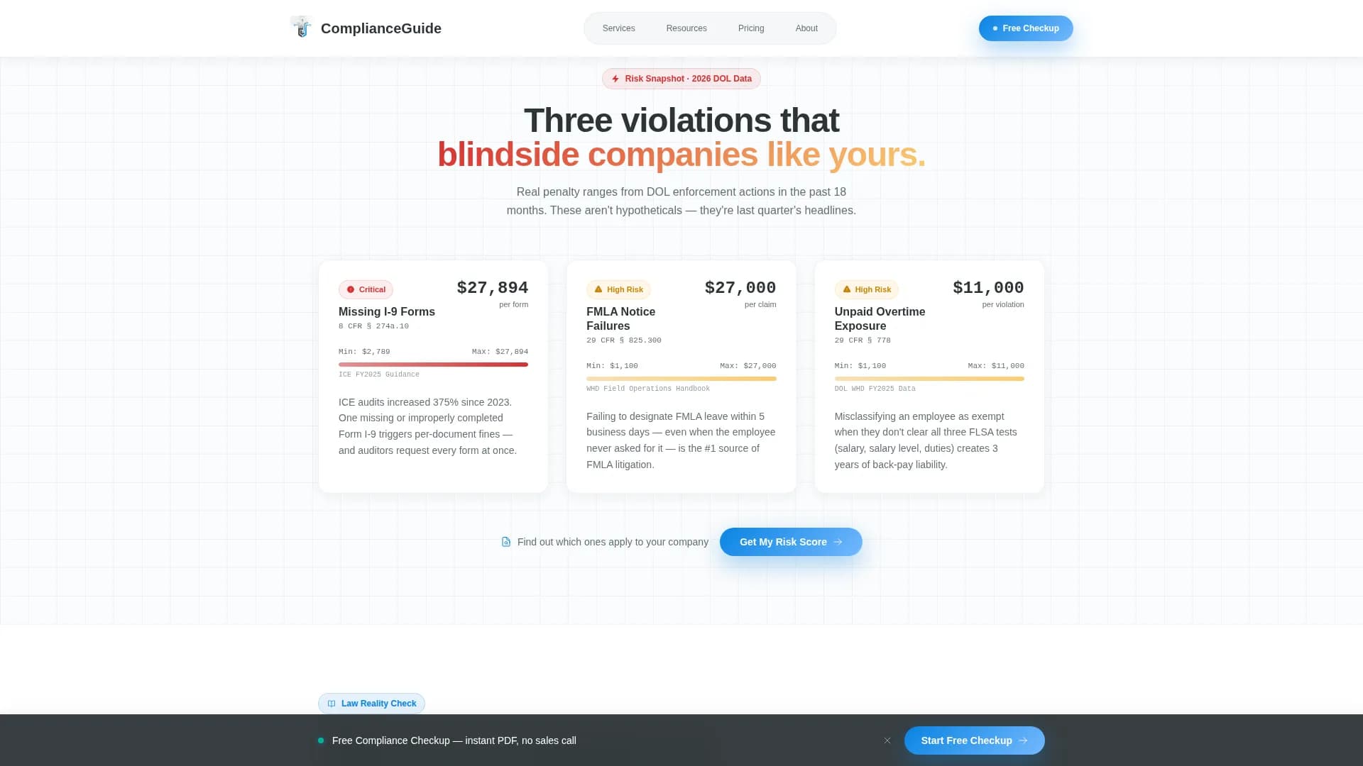 Comply - Compliance Consulting Landing page Template