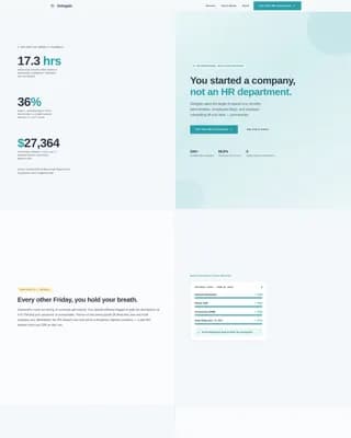 Delegate - HR Outsourcing Landing page Template