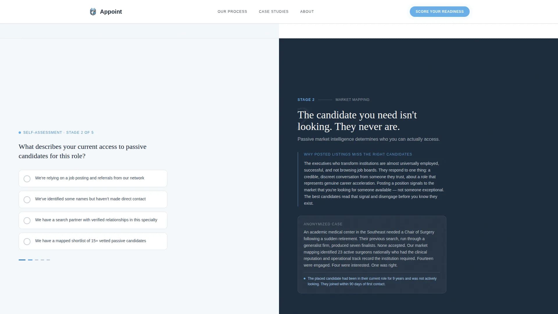 Appoint - Healthcare Executive Landing page Template