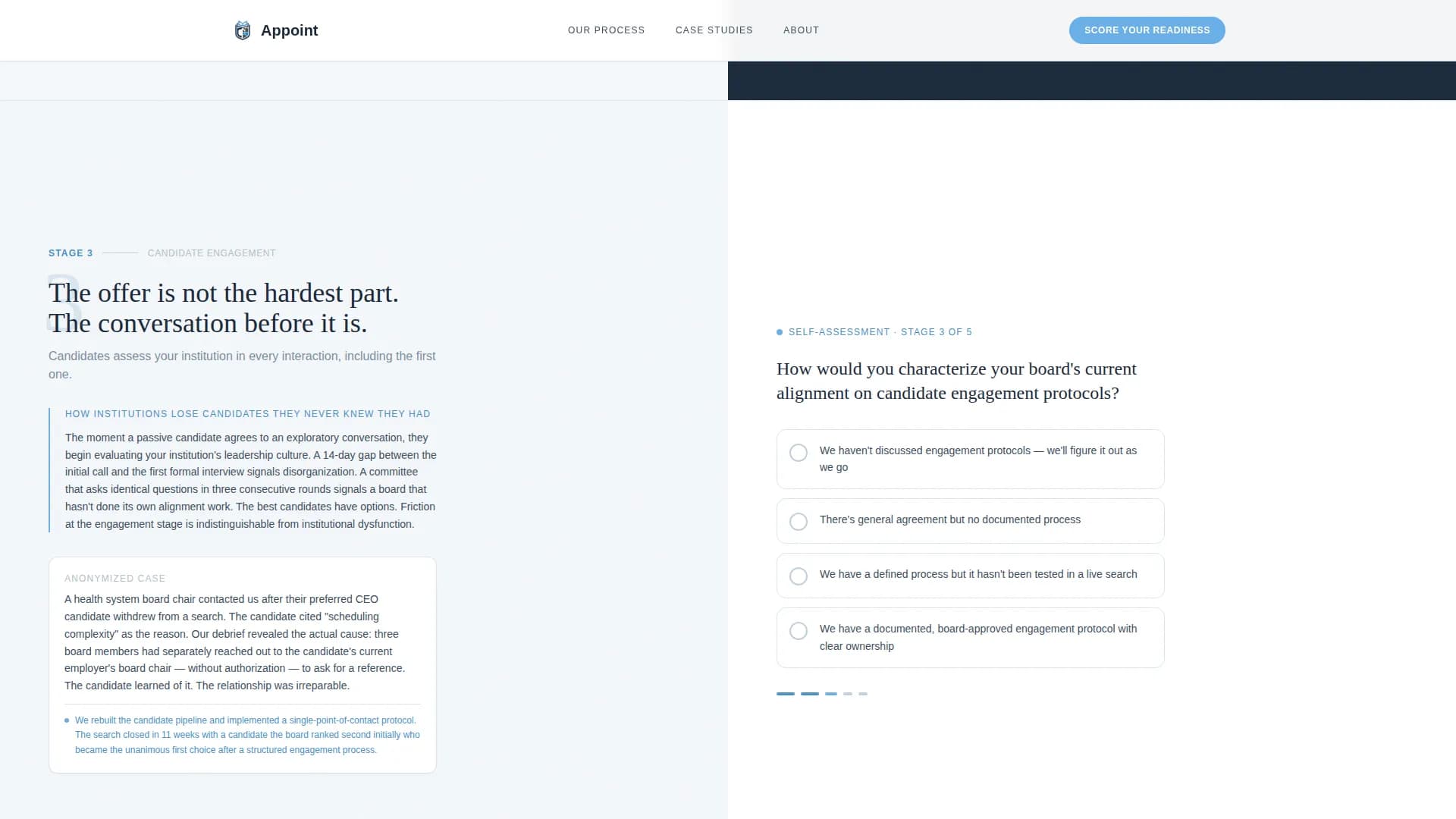 Appoint - Healthcare Executive Landing page Template
