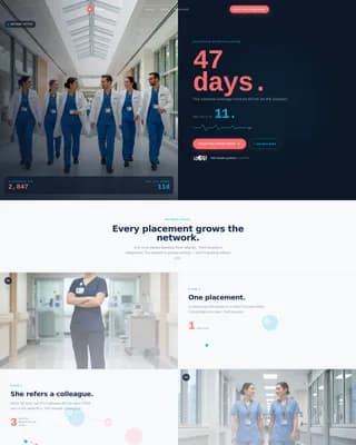 Pulse - Healthcare Recruiting Landing page Template
