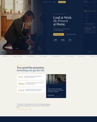 Steward - Leadership Development Landing page Template