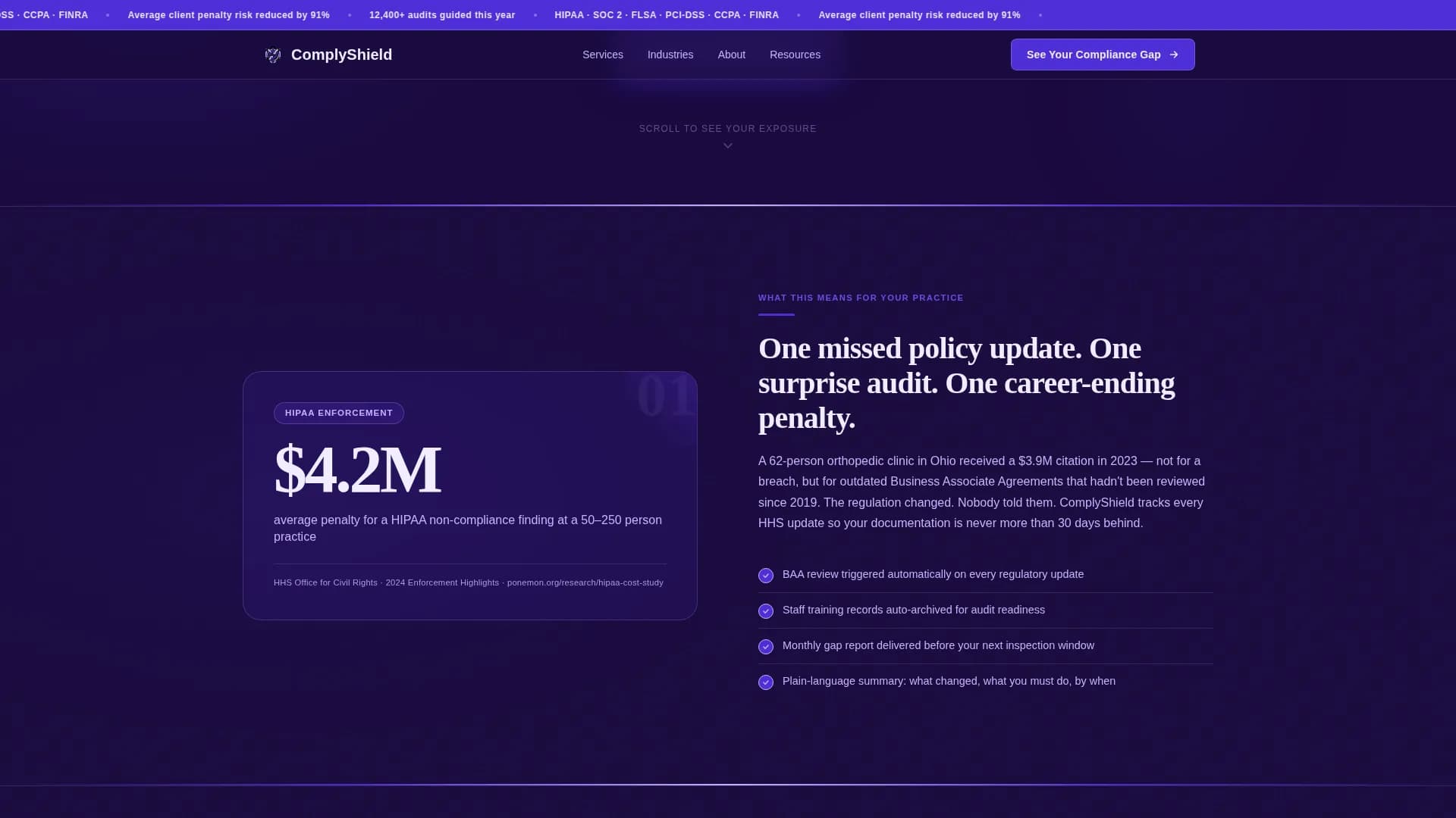 Comply - Legal Services Landing page Template