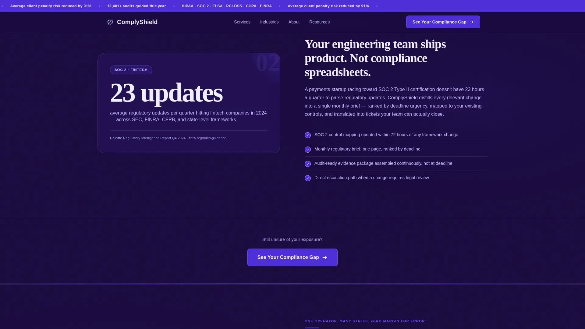Comply - Legal Services Landing page Template