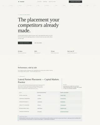 Counsel - Authoritative Executivesearch Landing Page Template