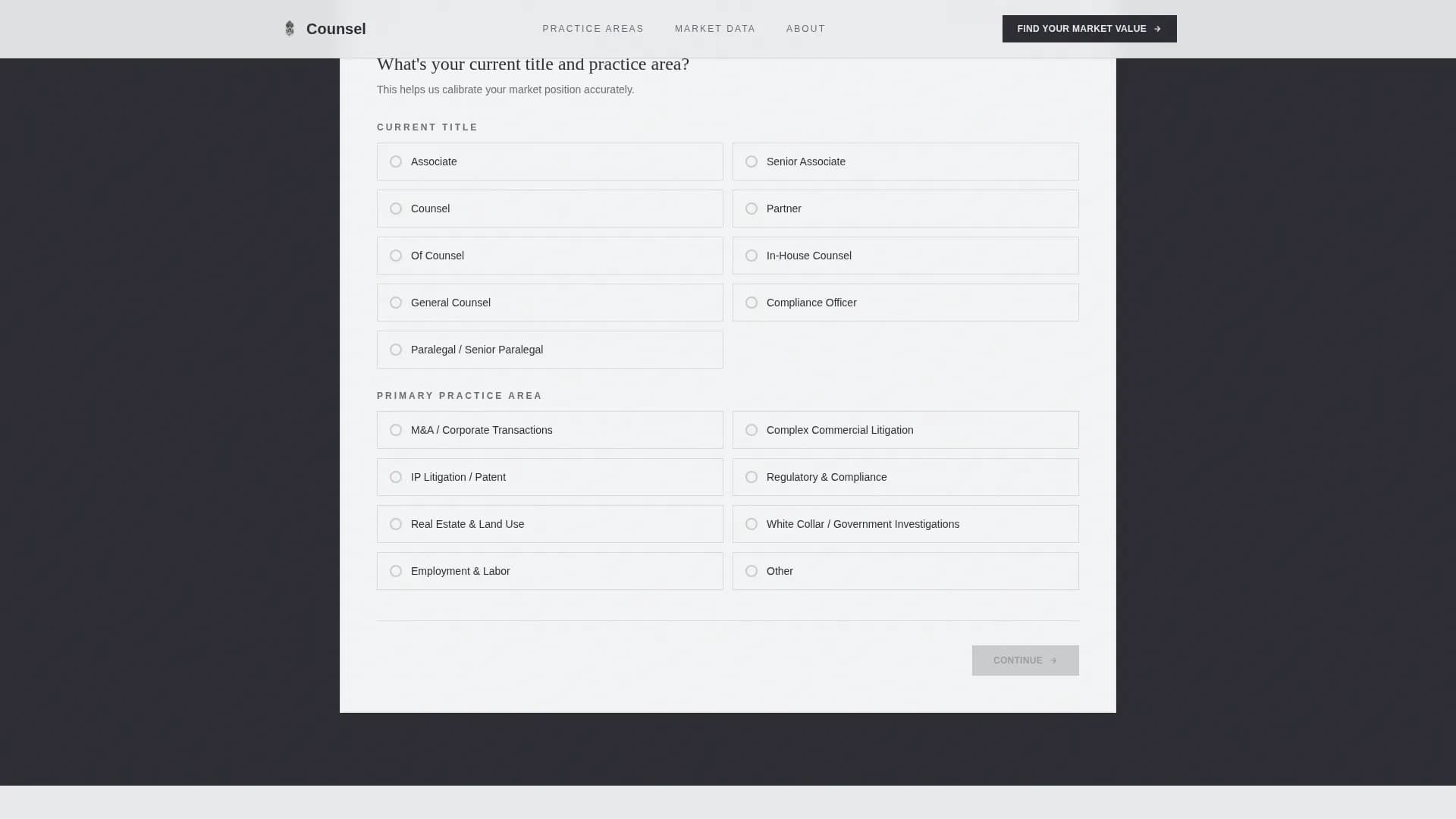 Counsel - Legal Recruiting Landing page Template