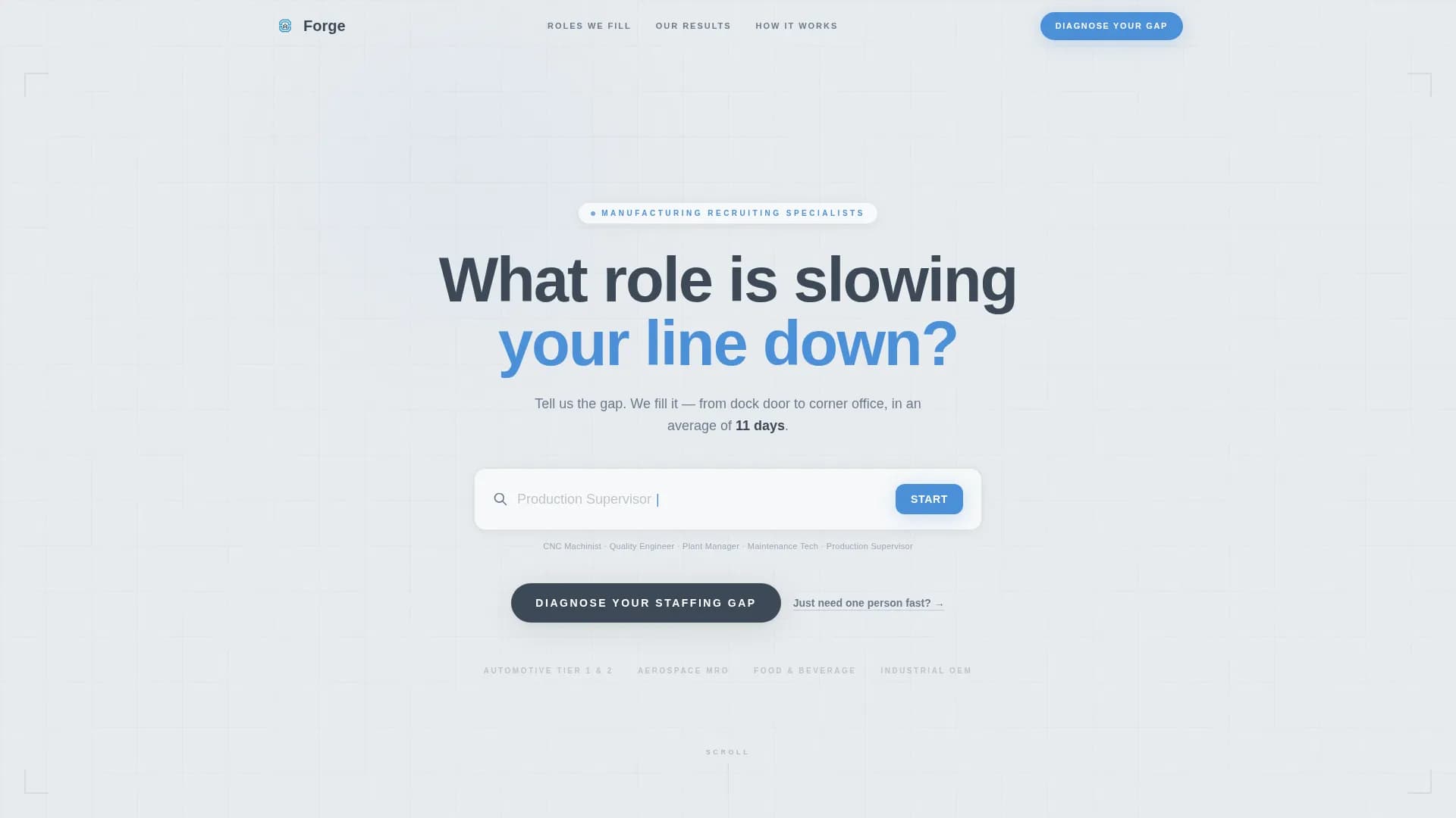 Forge - Recruiting Agency Landing page Template