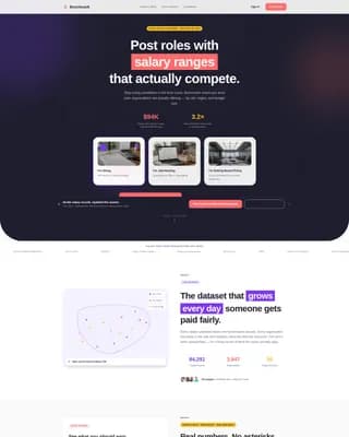 Benchmark - Nonprofit Salary Landing page Template