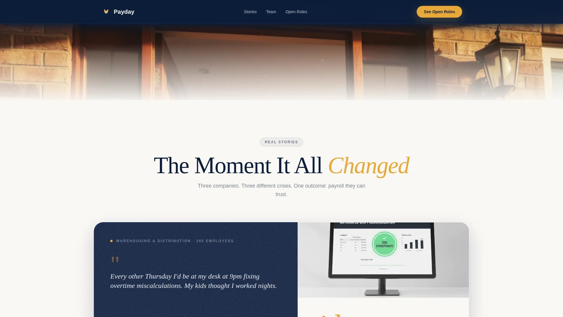 Payday - Recruitment Landing page Template