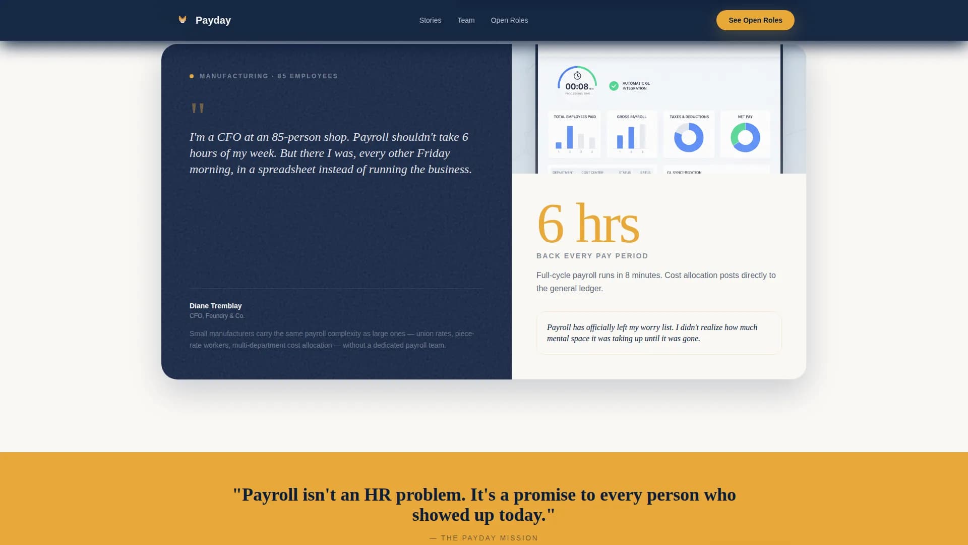 Payday - Recruitment Landing page Template