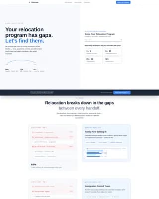 Transit — Seamless Relocation Management Landing Page Template
