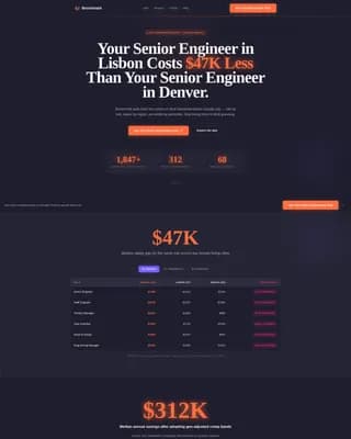 Benchmark - Remote Compensation Landing page Template