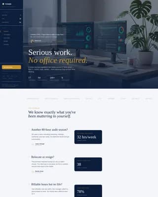 Comply - Compliance Recruitment Landing page Template