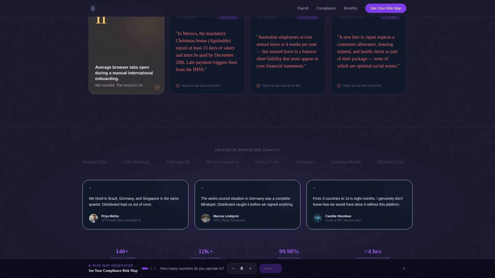 Distributed - Powerful HR Landing Page Template