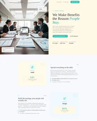 Enroll - Recruitment Consulting Landing page Template