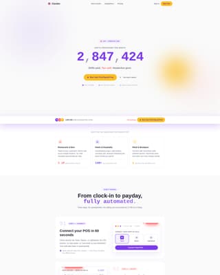 Clockin - Effortless Payroll Landing Page Template