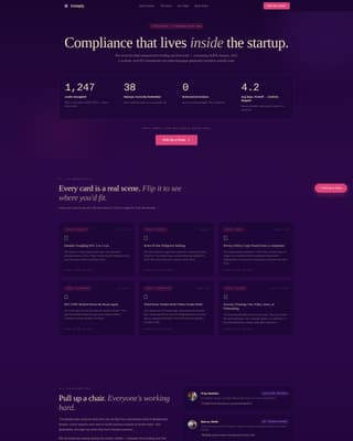Comply - Bold Compliance Landing Page Template