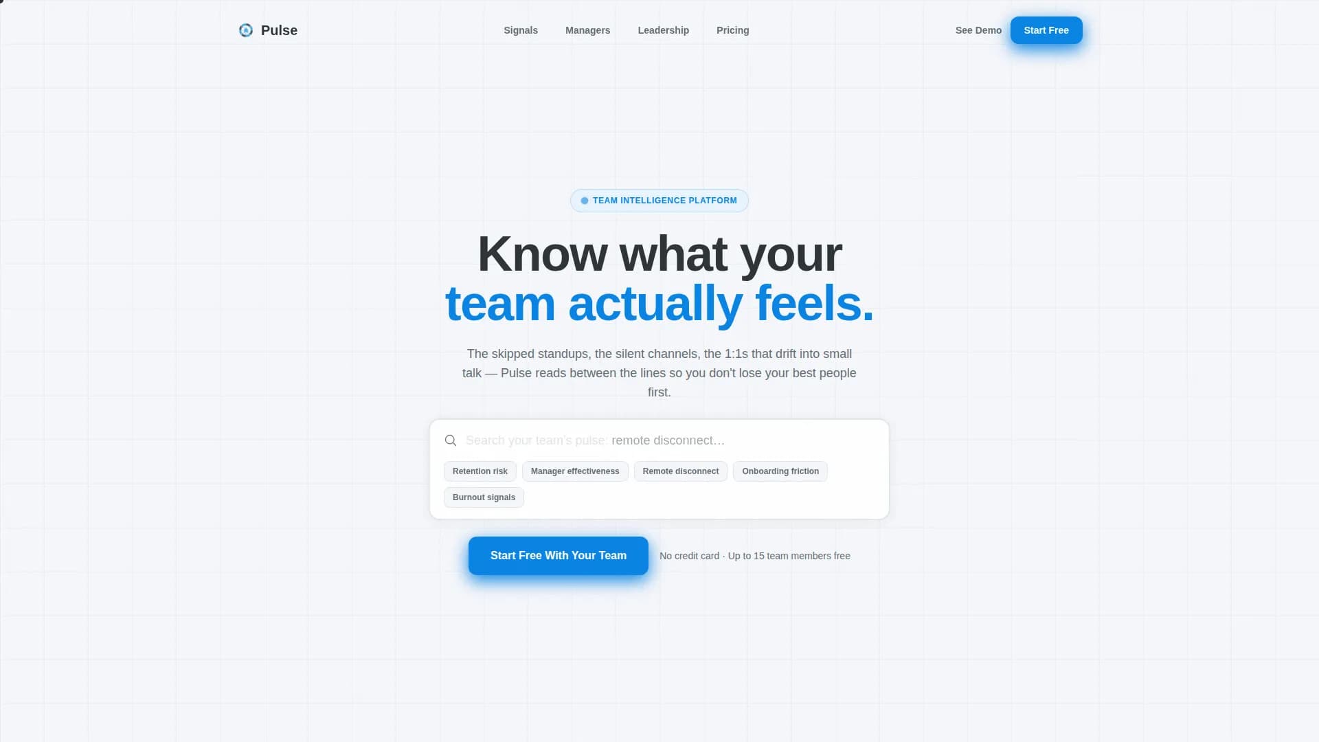 Pulse - Engagement Platform Landing page Template