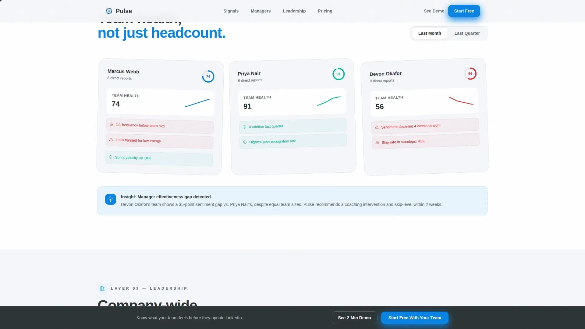 Pulse - Engagement Platform Landing page Template