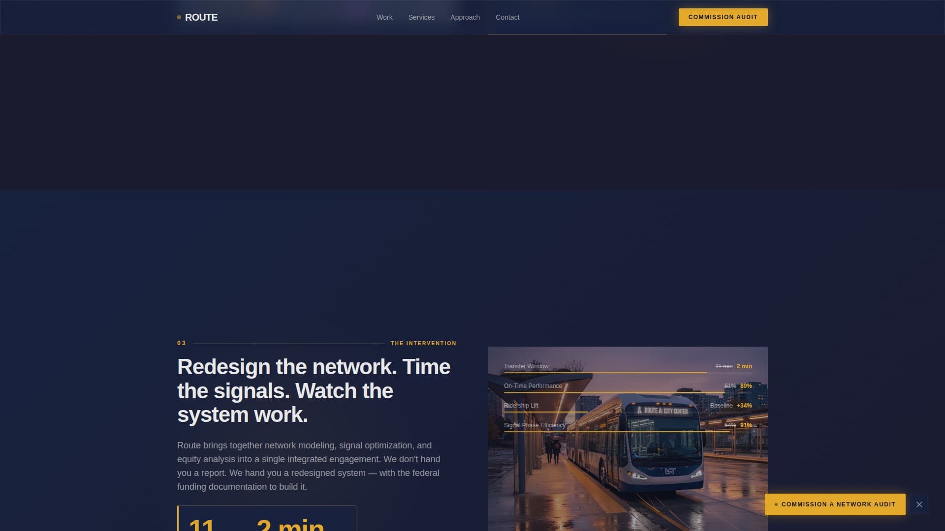 Public Transit & Infrastructure Professional Website Template