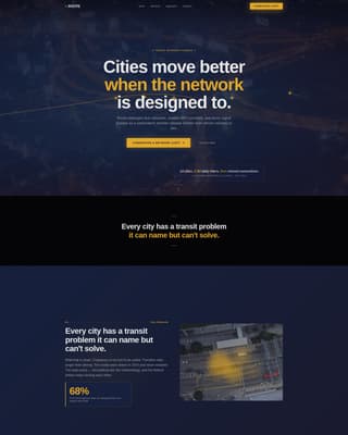 Public Transit & Infrastructure Professional Website Template