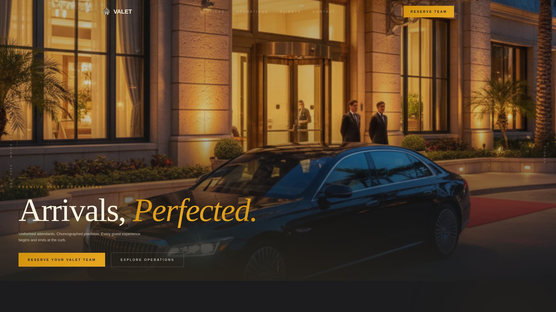 Parking & Traffic Booking Website Template