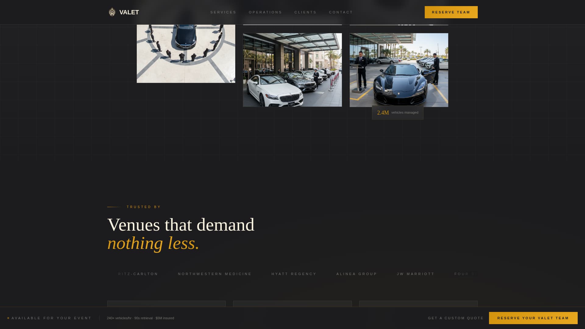 Parking & Traffic Booking Website Template