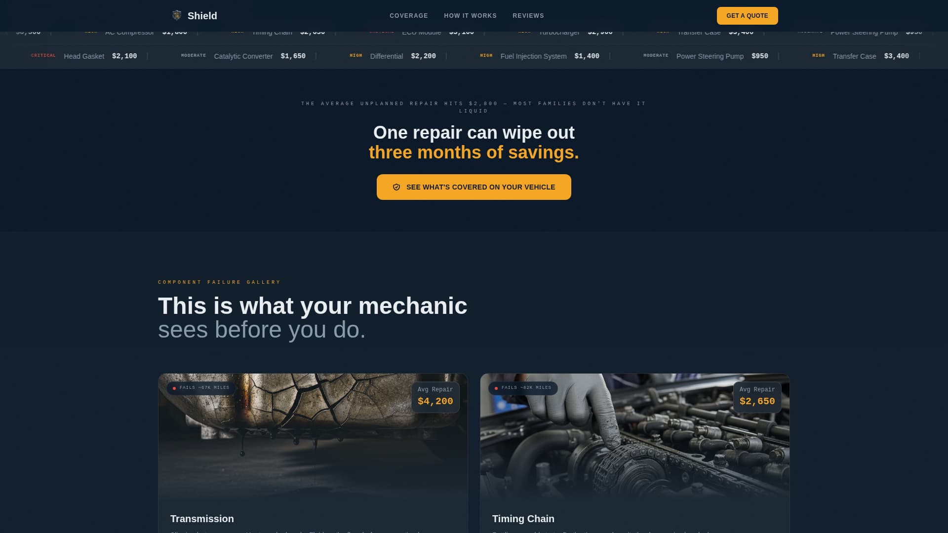 Vehicle Insurance & Finance Reviews Website Template