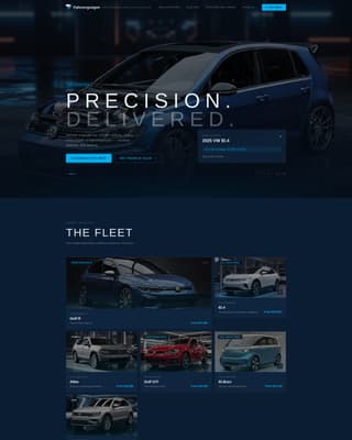 Car Dealership Online Booking Website Template