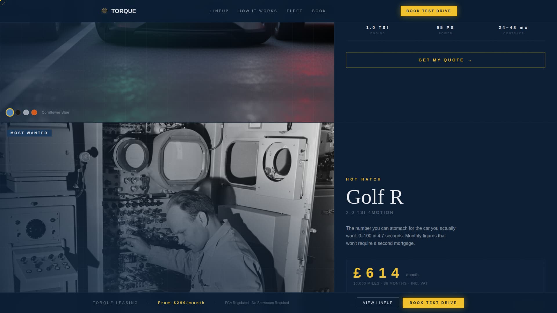 Car Dealership Virtual Booking Website Template